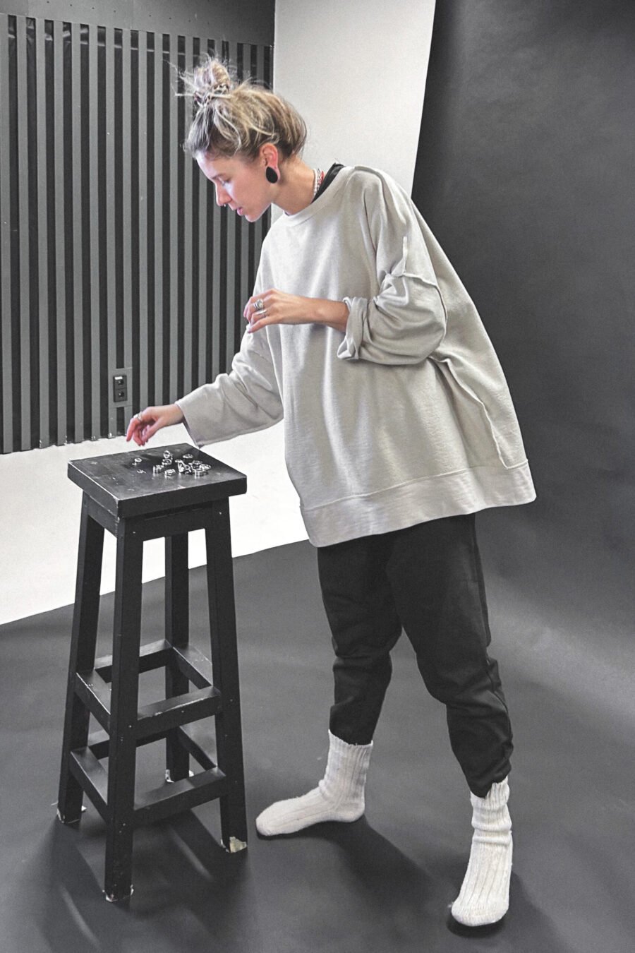 0006 3/4 SLEEVE SWEATSHIRT