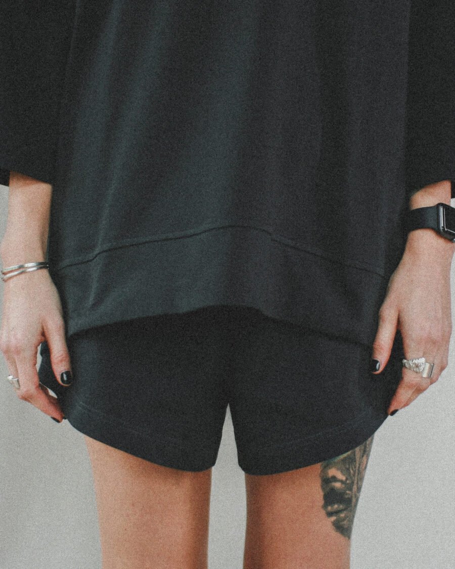0009 PAJAMA SHORTS - FRENCH TERRY KNIT - CLAY