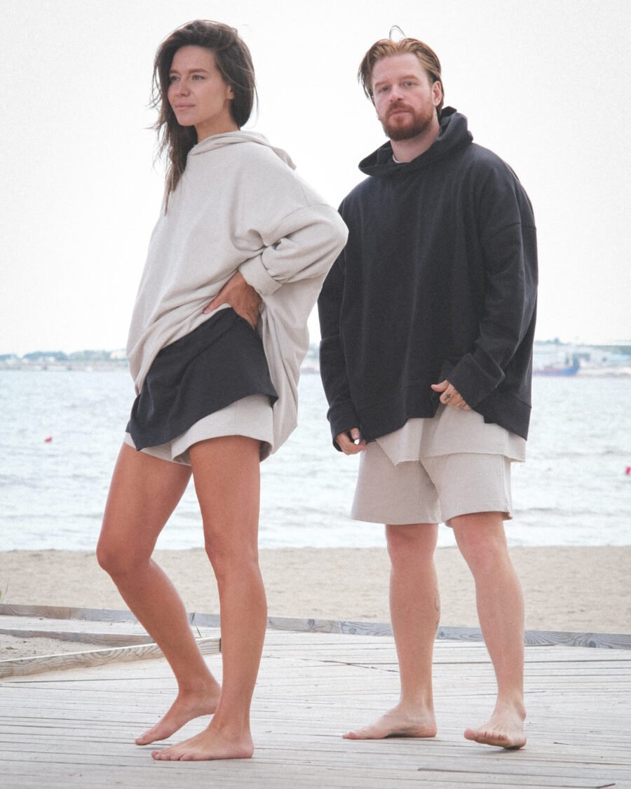 0002 HOODIE - FRENCH TERRY KNIT - CLAY