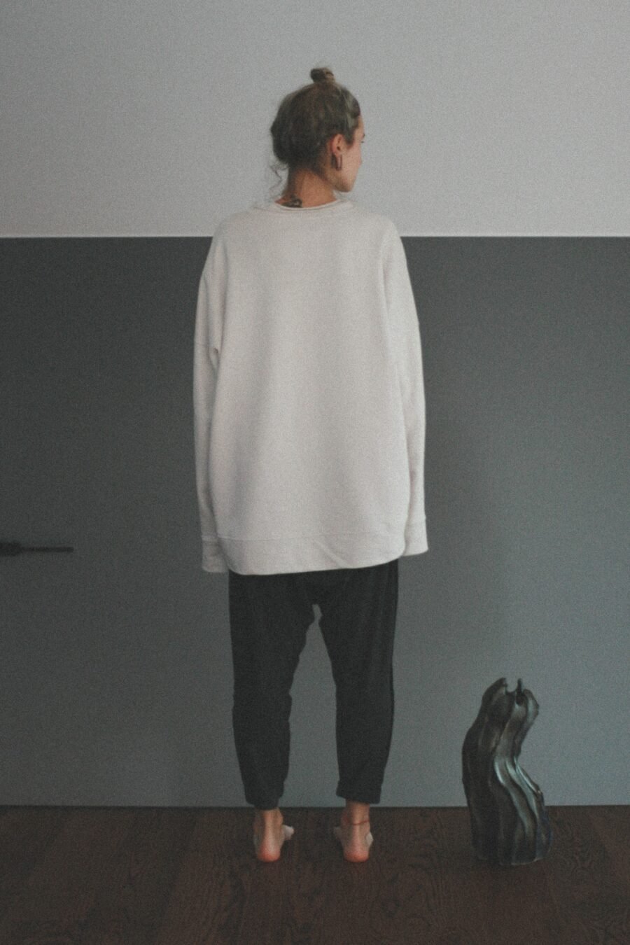 MATSU. 0001 SWEATSHIRT - СLAY. FRONT VIEW